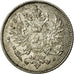 Coin, Finland, Nicholas II, 25 Penniä, 1915, MS(65-70), Silver, KM:6.2