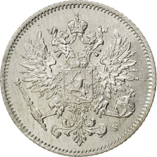 FINLAND, 25 Pennia, 1917, KM #6.2, MS(65-70), Silver, 16, 1.23