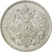 FINLAND, 25 Pennia, 1917, KM #6.2, MS(65-70), Silver, 16, 1.23