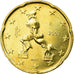 Italy, 20 Euro Cent, 2002, AU(50-53), Brass, KM:214