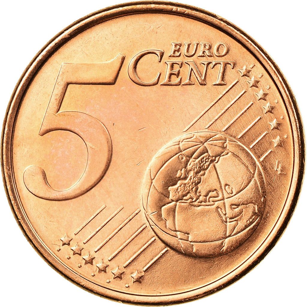 Finland, 5 Euro Cent, 2001, AU(55-58), Copper Plated Steel, KM:100