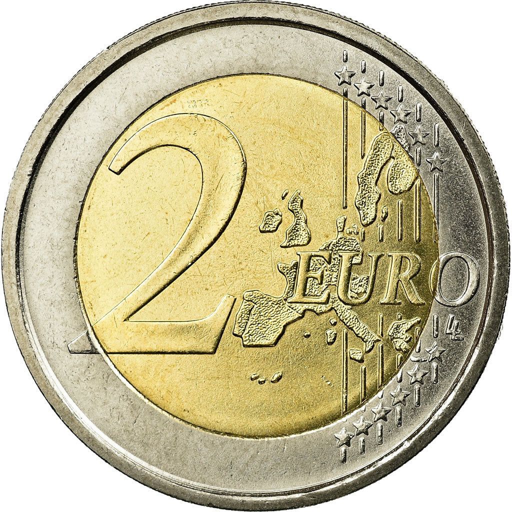 Italy, 2 Euro, 2002, AU(55-58), Bi-Metallic, KM:217