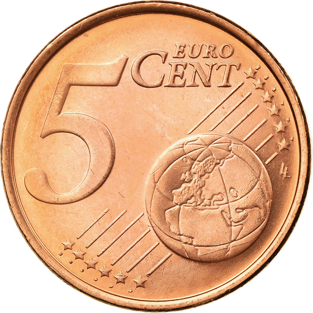 Chipre, 5 Euro Cent, 2008, EF(40-45), Aço Cromado a Cobre, KM:80
