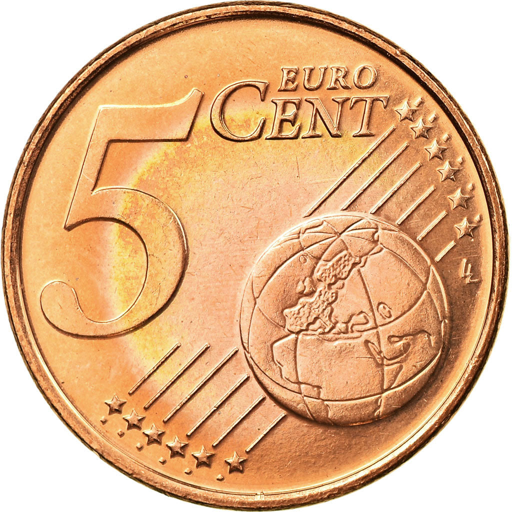 Netherlands, 5 Euro Cent, 2003, AU(55-58), Copper Plated Steel, KM:236