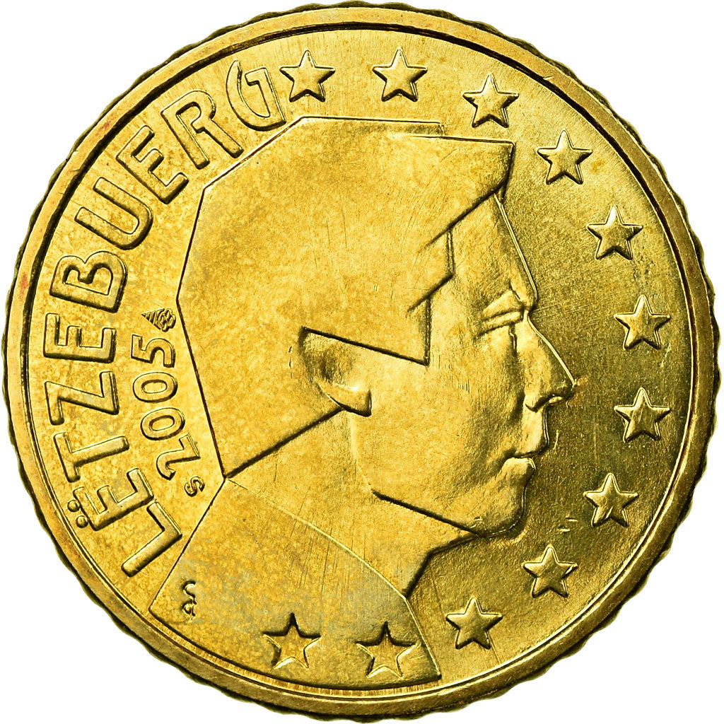 Luxembourg, 50 Euro Cent, 2005, SUP, Laiton, KM:80