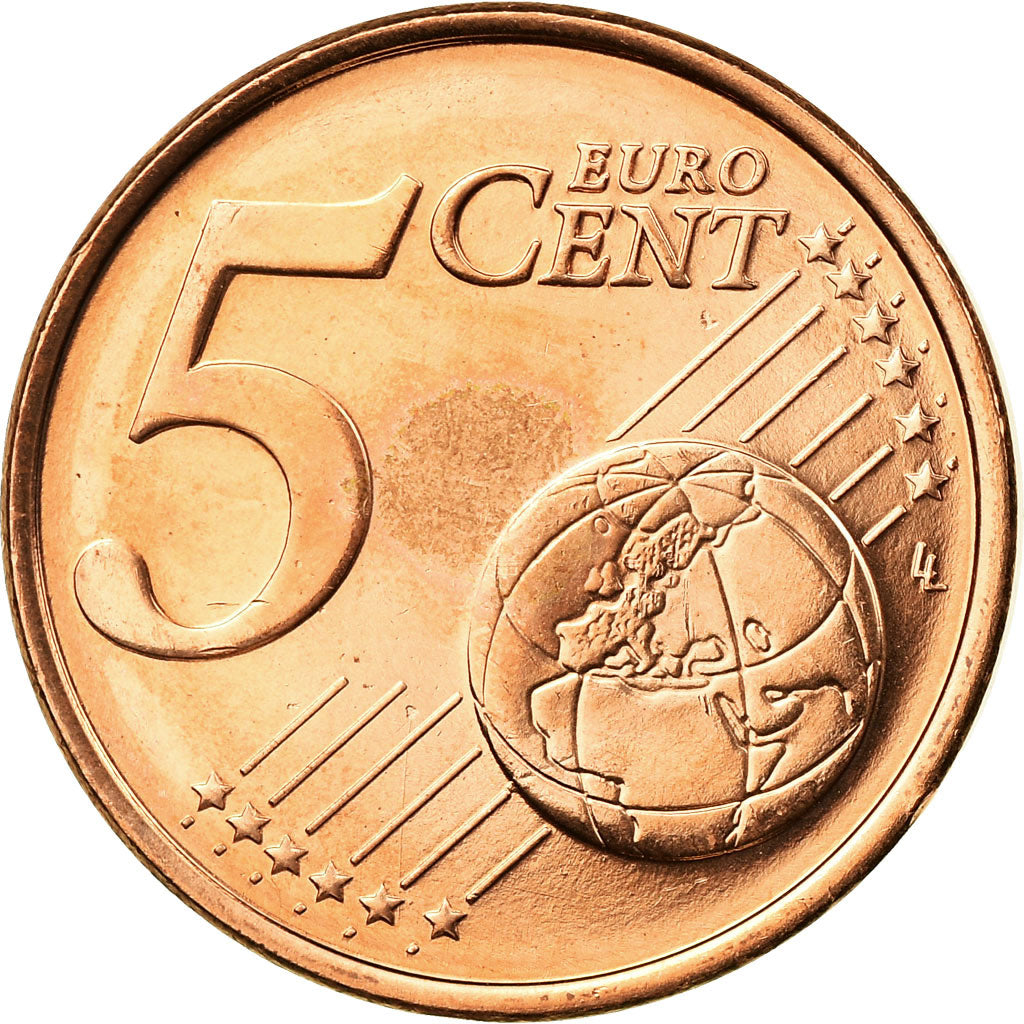 Luxembourg, 5 Euro Cent, 2005, EF(40-45), Copper Plated Steel, KM:77