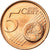 Luxemburgo, 5 Euro Cent, 2005, MBC, Cobre chapado en acero, KM:77