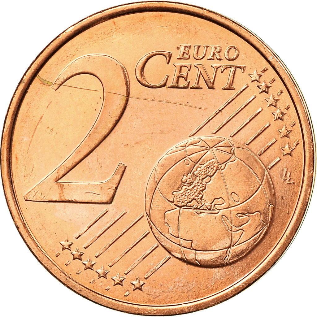 Luxemburg, 2 Euro Cent, 2005, VZ, Copper Plated Steel, KM:76