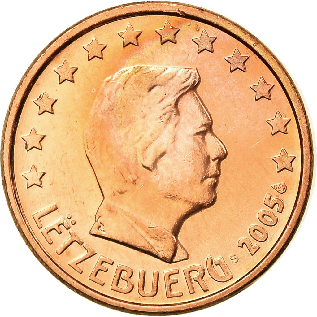Luxemburg, Euro Cent, 2005, VZ, Copper Plated Steel, KM:75