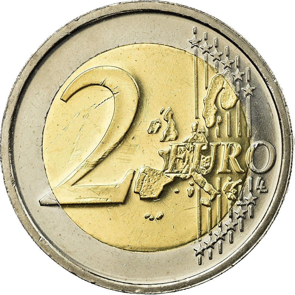 IRELAND REPUBLIC, 2 Euro, 2004, AU(55-58), Bi-Metallic, KM:39