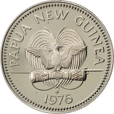 Moneda, Papúa-Nueva Guinea, 10 Toea, 1976, SC+, Cobre - níquel, KM:4
