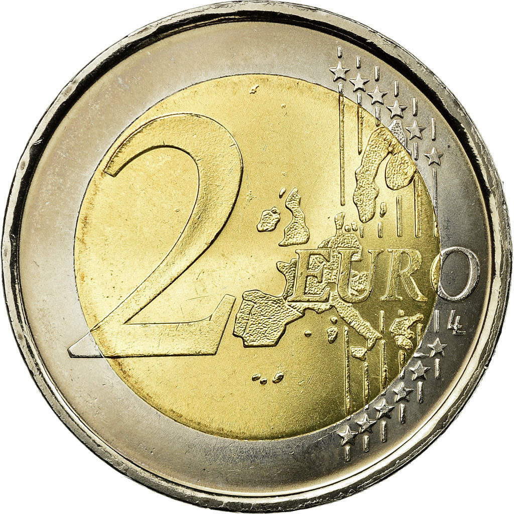 Spain, 2 Euro, 2004, EF(40-45), Bi-Metallic, KM:1047