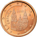 Spain, 2 Euro Cent, 2005, AU(55-58), Copper Plated Steel, KM:1041