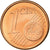 España, Euro Cent, 2005, EBC, Cobre chapado en acero, KM:1040