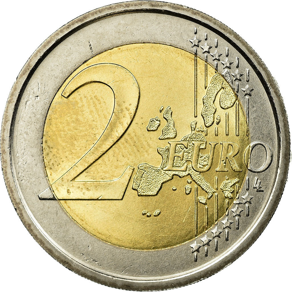 Italy, 2 Euro, European Constitution, 2005, EF(40-45), Bi-Metallic, KM:245