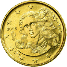 Italy, 10 Euro Cent, 2006, AU(55-58), Brass, KM:213