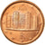 Włochy, Euro Cent, 2004, Rome, EF(40-45), Miedź platerowana stalą, KM:210
