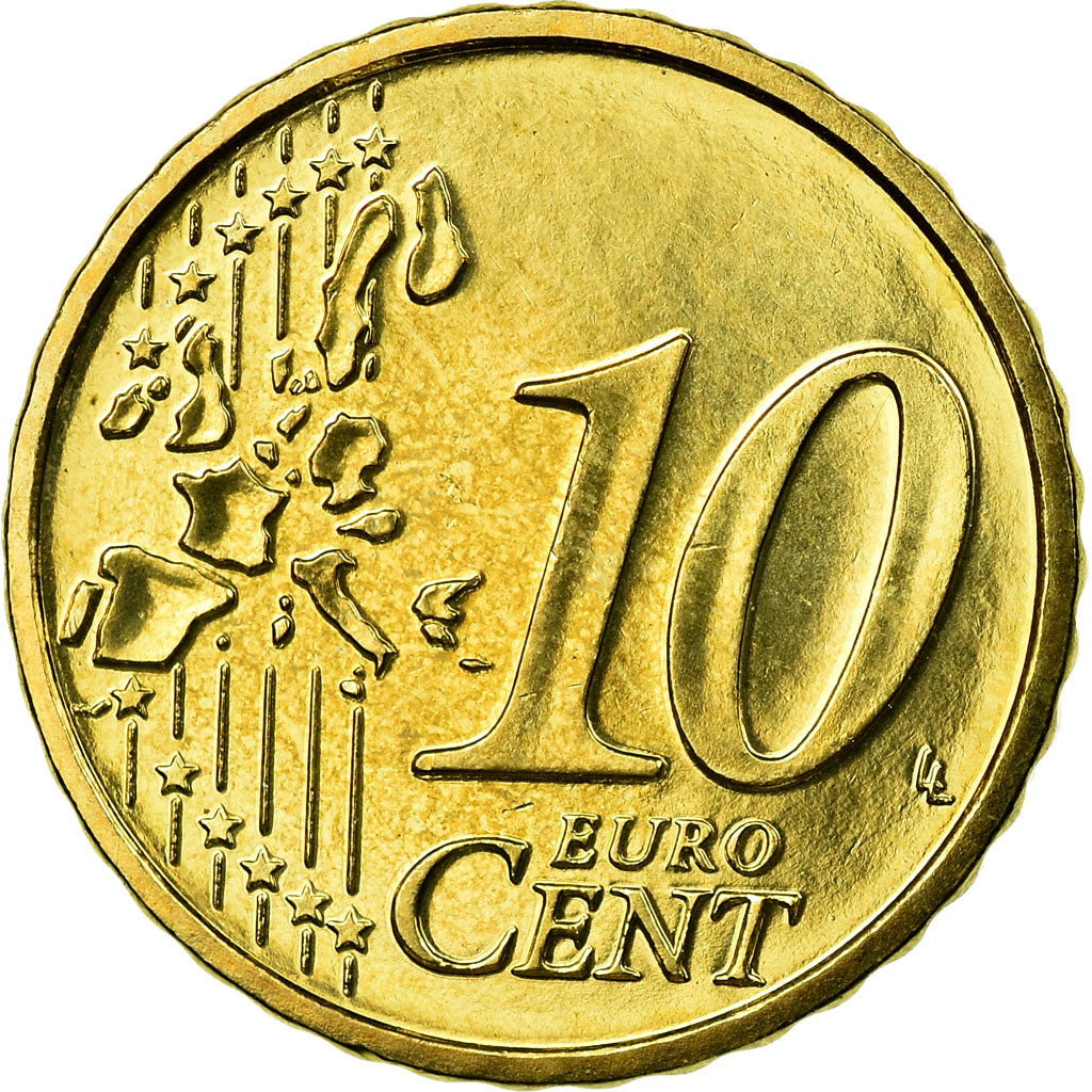 Austria, 10 Euro Cent, 2005, SPL-, Ottone, KM:3085