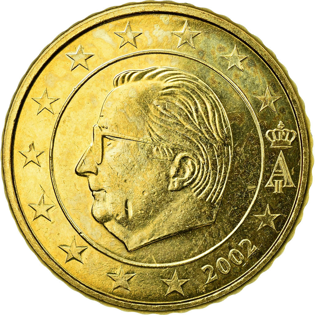 Belgique, 50 Euro Cent, 2002, SUP, Laiton, KM:229