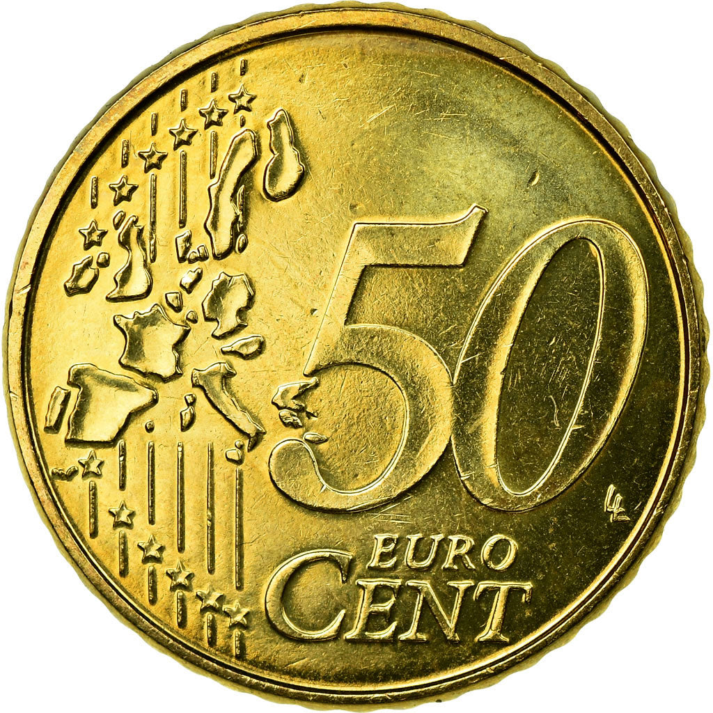 Belgique, 50 Euro Cent, 2002, SUP, Laiton, KM:229