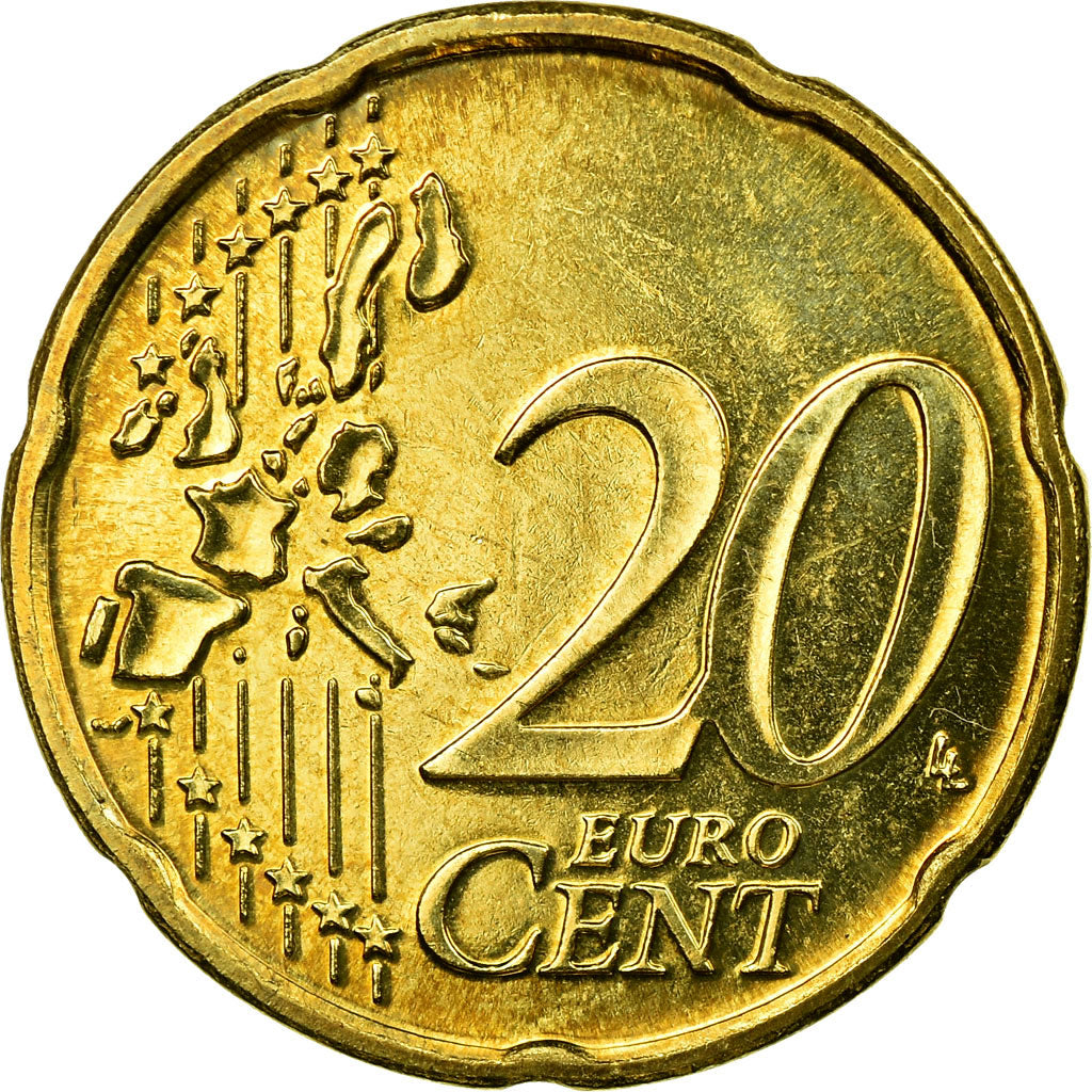 België, 20 Euro Cent, 2003, PR, Tin, KM:228