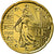 Francja, 20 Euro Cent, 2002, Paris, MS(63), Mosiądz, Gadoury:5., KM:1286