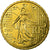 Francja, 10 Euro Cent, 2007, Paris, AU(55-58), Mosiądz, Gadoury:4b., KM:1410