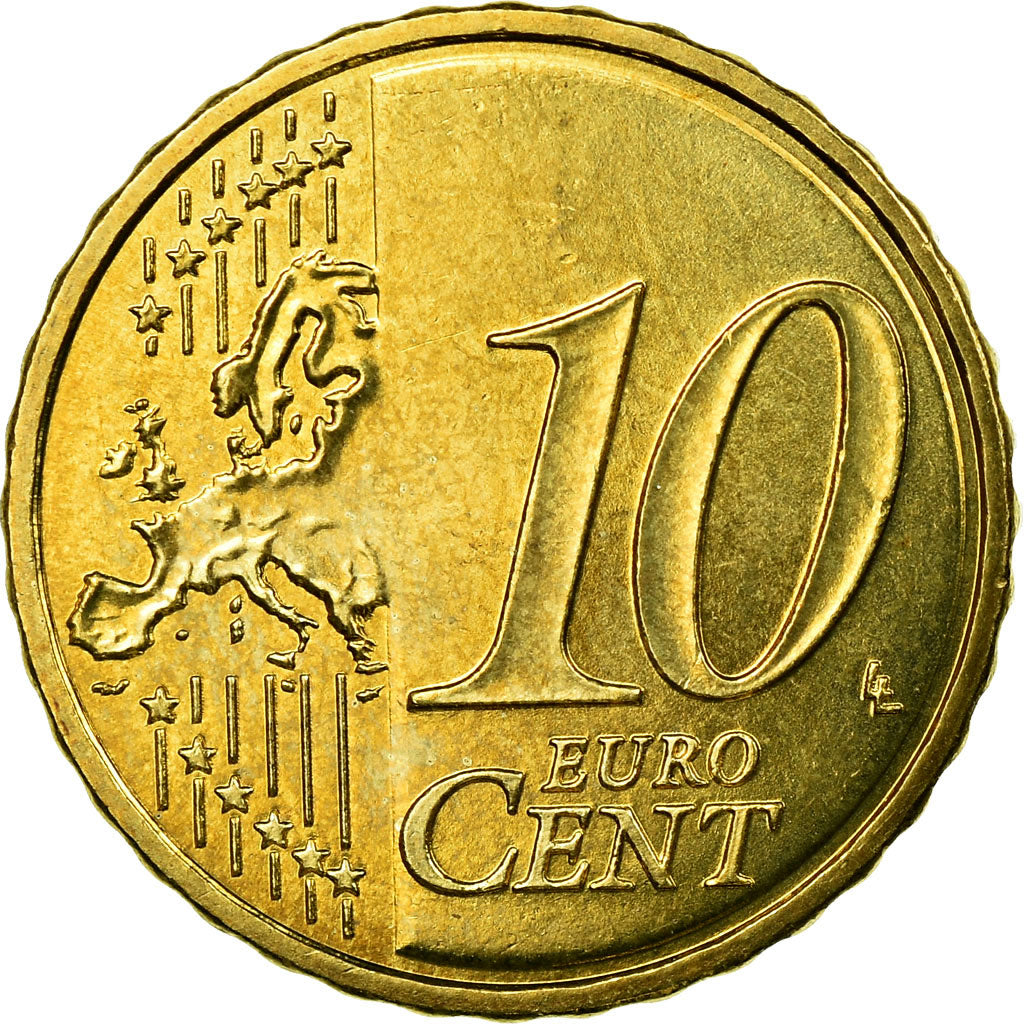 France, 10 Euro Cent, 2007, SUP, Laiton, Gadoury:4b., KM:1410