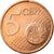 Francja, 5 Euro Cent, 2008, Paris, AU(55-58), Miedź platerowana stalą