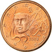França, Euro Cent, 2008, AU(55-58), Aço Cromado a Cobre, Gadoury:1, KM:1282