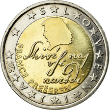 Eslovenia, 2 Euro, 2007, EBC, Bimetálico, KM:75