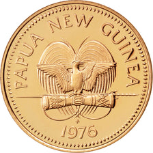 PAPUA NEW GUINEA, 2 Toea, 1976, KM #2, MS(64), Bronze, 21.6, 4.10