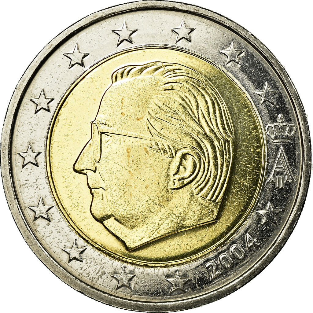 Belgique, 2 Euro, Roi des Belges Albert II, 2004, TTB, Bi-Metallic, KM:231
