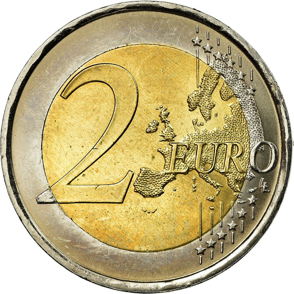 Spain, 2 Euro, 2008, AU(55-58), Bi-Metallic, KM:1074