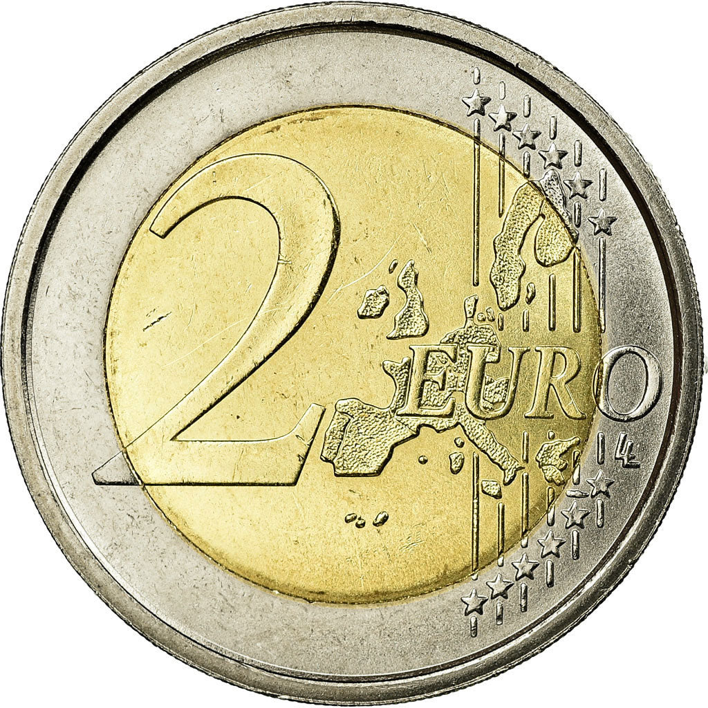 Italy, 2 Euro, 2002, AU(50-53), Bi-Metallic, KM:217