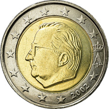 Belgio, 2 Euro, Roi des Belges Albert II, 2002, SPL-, Bi-metallico, KM:231