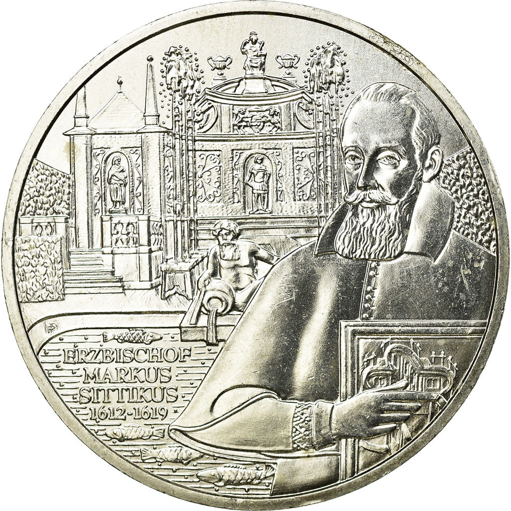 Austria, 10 Euro, Hellbrunn Castle, 2004, AU(55-58), Silver, KM:3111