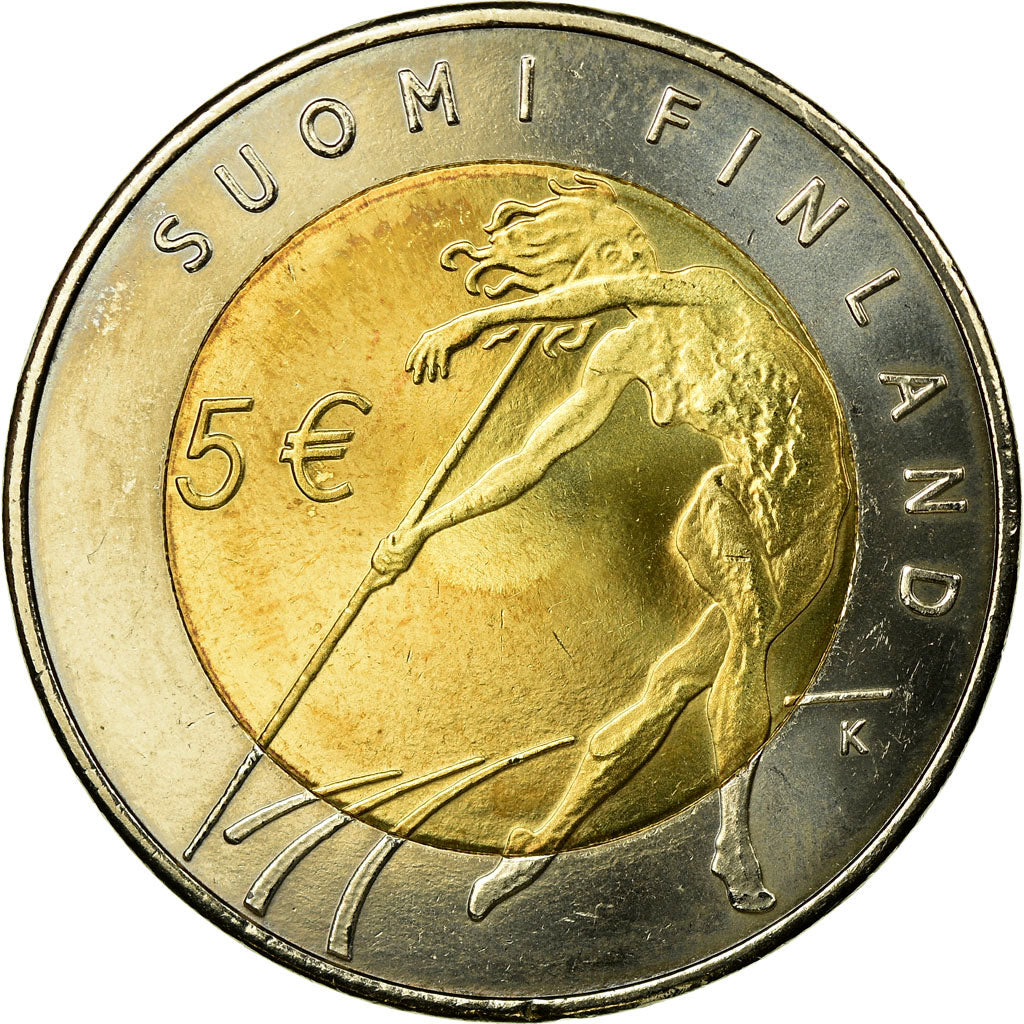 Finlande, 5 Euro, 10th Anniversary - IAAF World Championships in Athletics