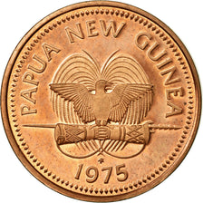 Moneta, Papua Nowa Gwinea, Toea, 1976, MS(64), Bronze, KM:1