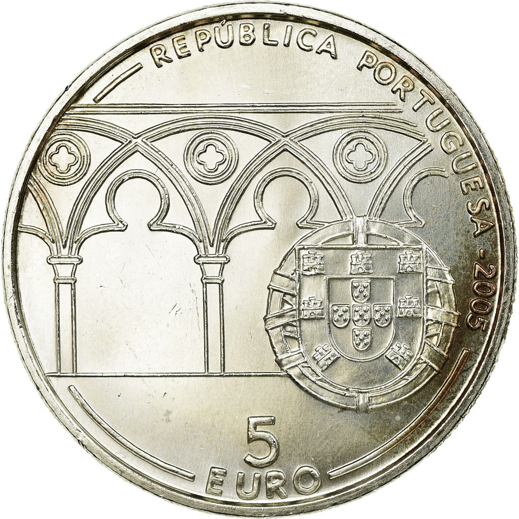 Portogallo, 5 Euro, 800th Anniversary Birth of Pope John XXI, 2005, SPL-