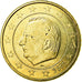 Belgium, 50 Euro Cent, 2002, EF(40-45), Brass, KM:229