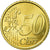 España, 50 Euro Cent, 2001, MBC, Latón, KM:1045