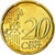 ALEMANHA - REPÚBLICA FEDERAL, 20 Euro Cent, 2002, AU(55-58), Latão, KM:211