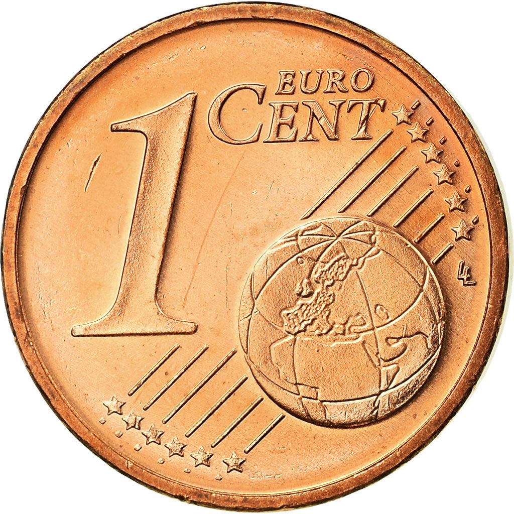 GERMANY - FEDERAL REPUBLIC, Euro Cent, 2002, EF(40-45), Copper Plated Steel