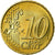 Luksemburg, 10 Euro Cent, 2004, Utrecht, AU(55-58), Mosiądz, KM:78