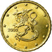 Finland, 10 Euro Cent, 2000, AU(55-58), Brass, KM:101