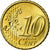 Finlândia, 10 Euro Cent, 2000, AU(55-58), Latão, KM:101
