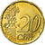 Luxemburgo, 20 Euro Cent, 2004, MBC, Latón, KM:79