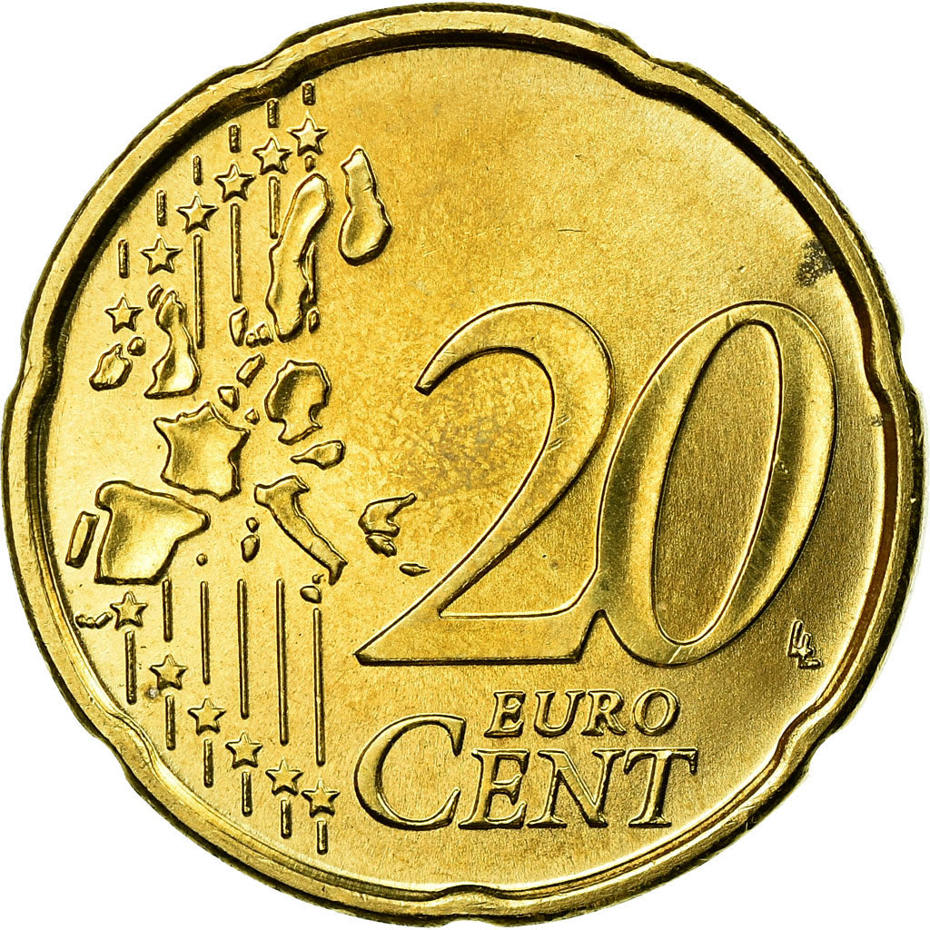 Portugal, 20 Euro Cent, 2006, ZF, Tin, KM:744
