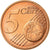 Luxemburgo, 5 Euro Cent, 2003, EBC, Cobre chapado en acero, KM:77